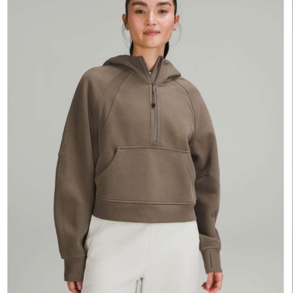 Lululemon Scuba Oversized Half-Zip Hoodie - Color Nomad